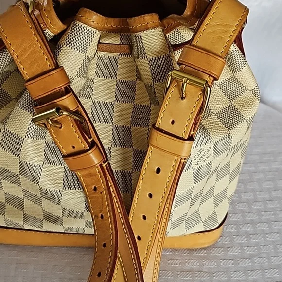 AUTHENTIC LOUIS VUITTON DAMIER AZUR NOÉ BB - Picture 6 of 16